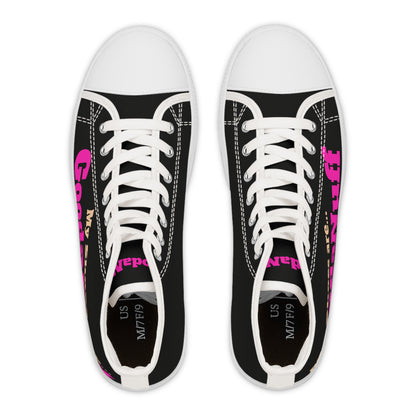 My Shoes are GoodaNuff Womens High Top Sneakers