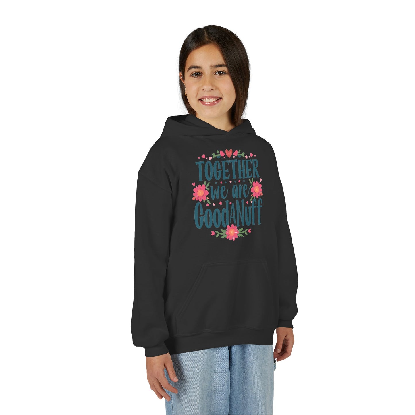 Together we are GoodaNuff Unisex Youth Hoodie