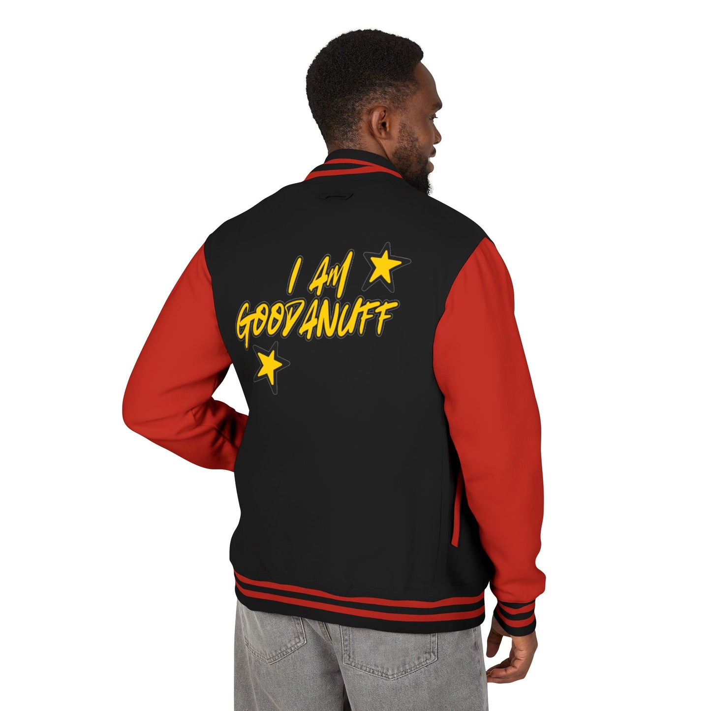 I Am GoodaNuff Unisex Letterman Jacket