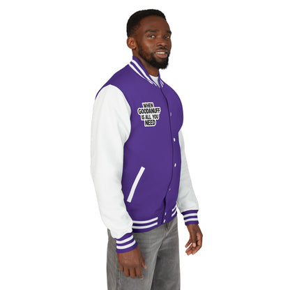 When GoodaNuff is all you Need Unisex Letterman Jacket