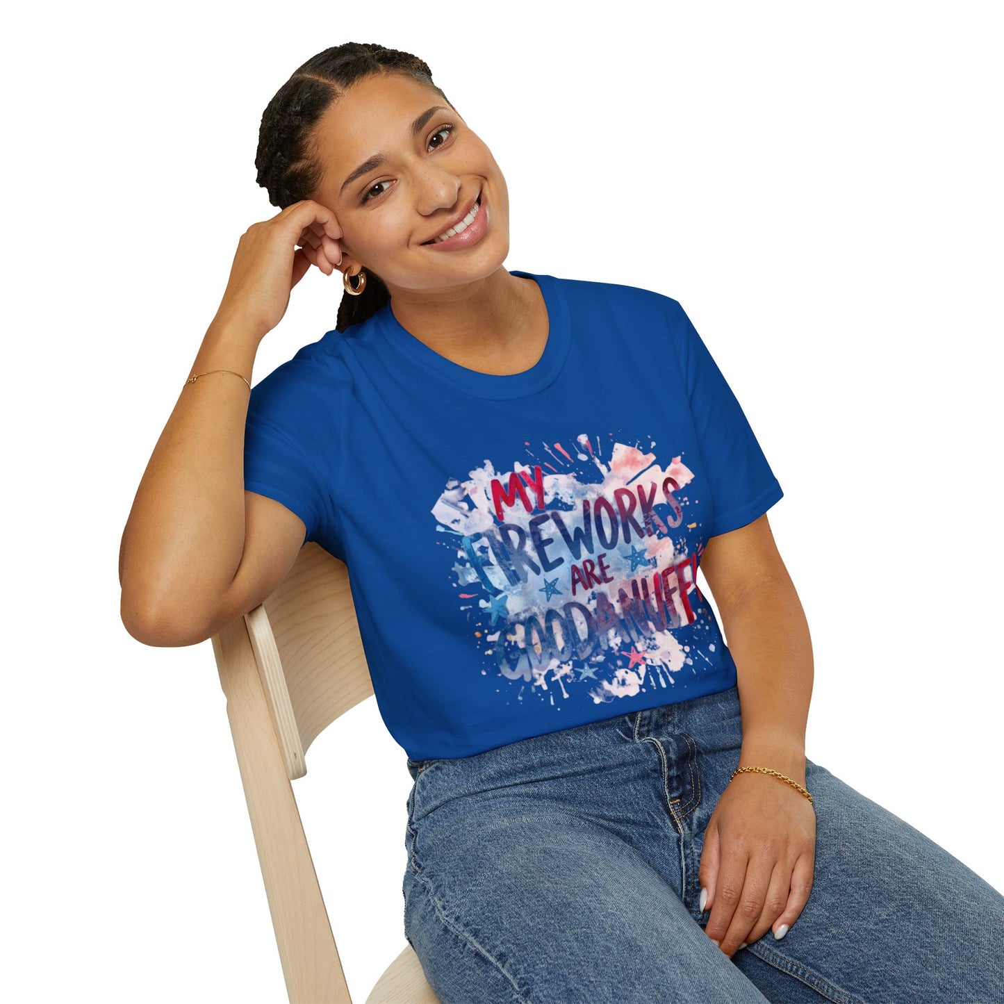My Fireworks are GoodaNuff Unisex Softstyle T-Shirt