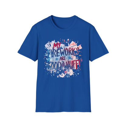 My Fireworks are GoodaNuff Unisex Softstyle T-Shirt