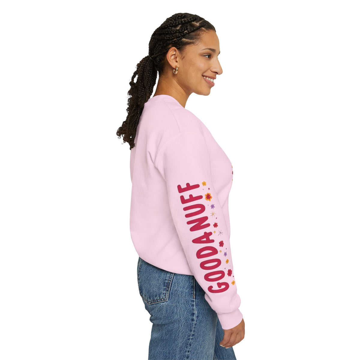 Throw a Sweatshirt on & call it GoodaNuff Women's Unisex Crewneck