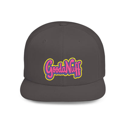 GoodaNuff Embroidery Flat Bill Cap