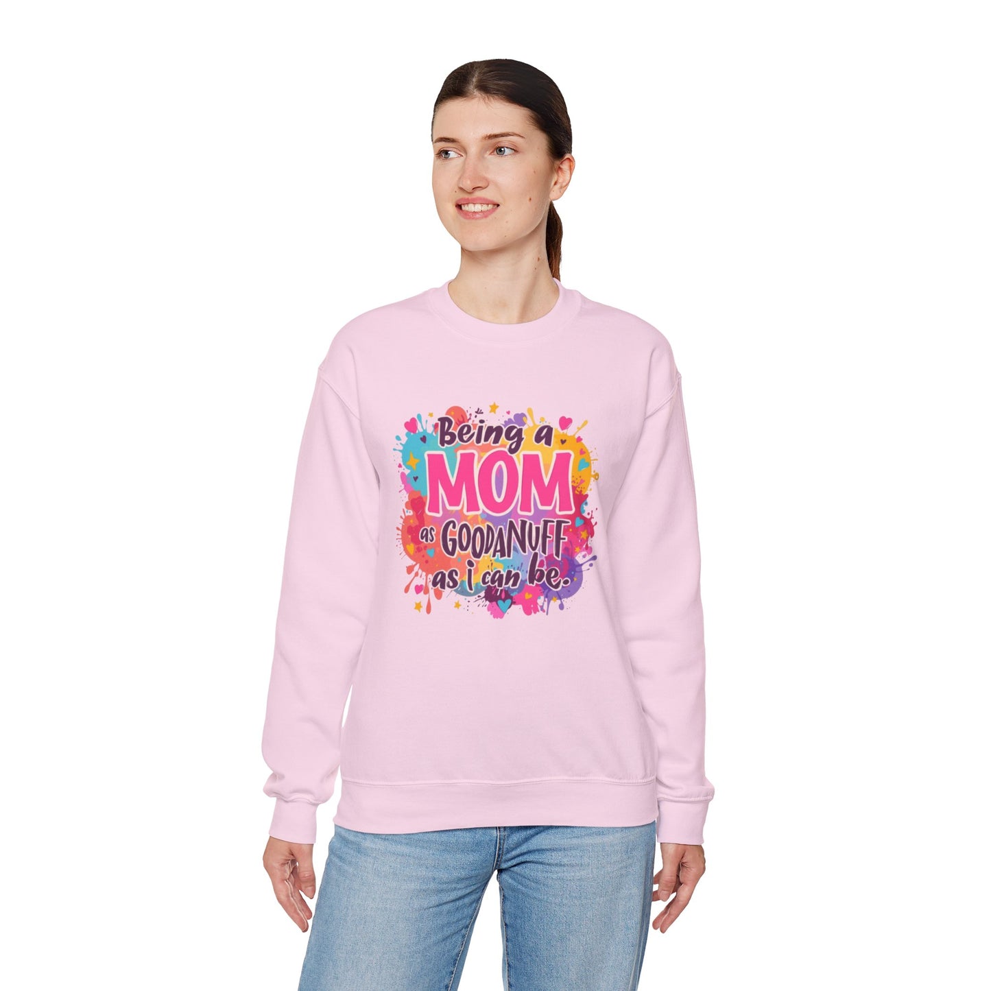 Being a Mom as GoodaNuff as I can be Unisex Softstyle T-Shirt
