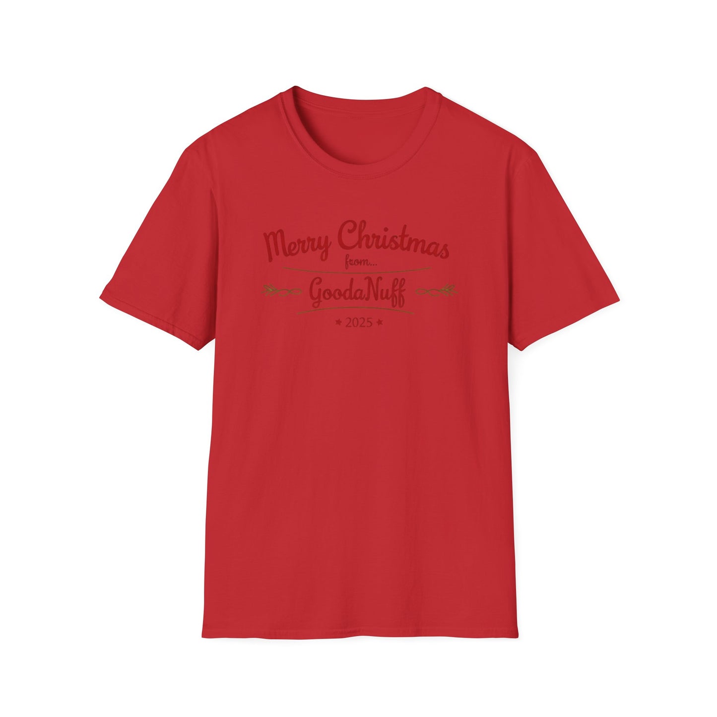 Merry Christmas from...GoodaNuff 2025 Unisex Softstyle T-Shirt