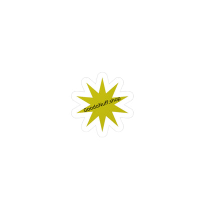 Yellow Starburst GoodaNuff.shop Mini Sticker