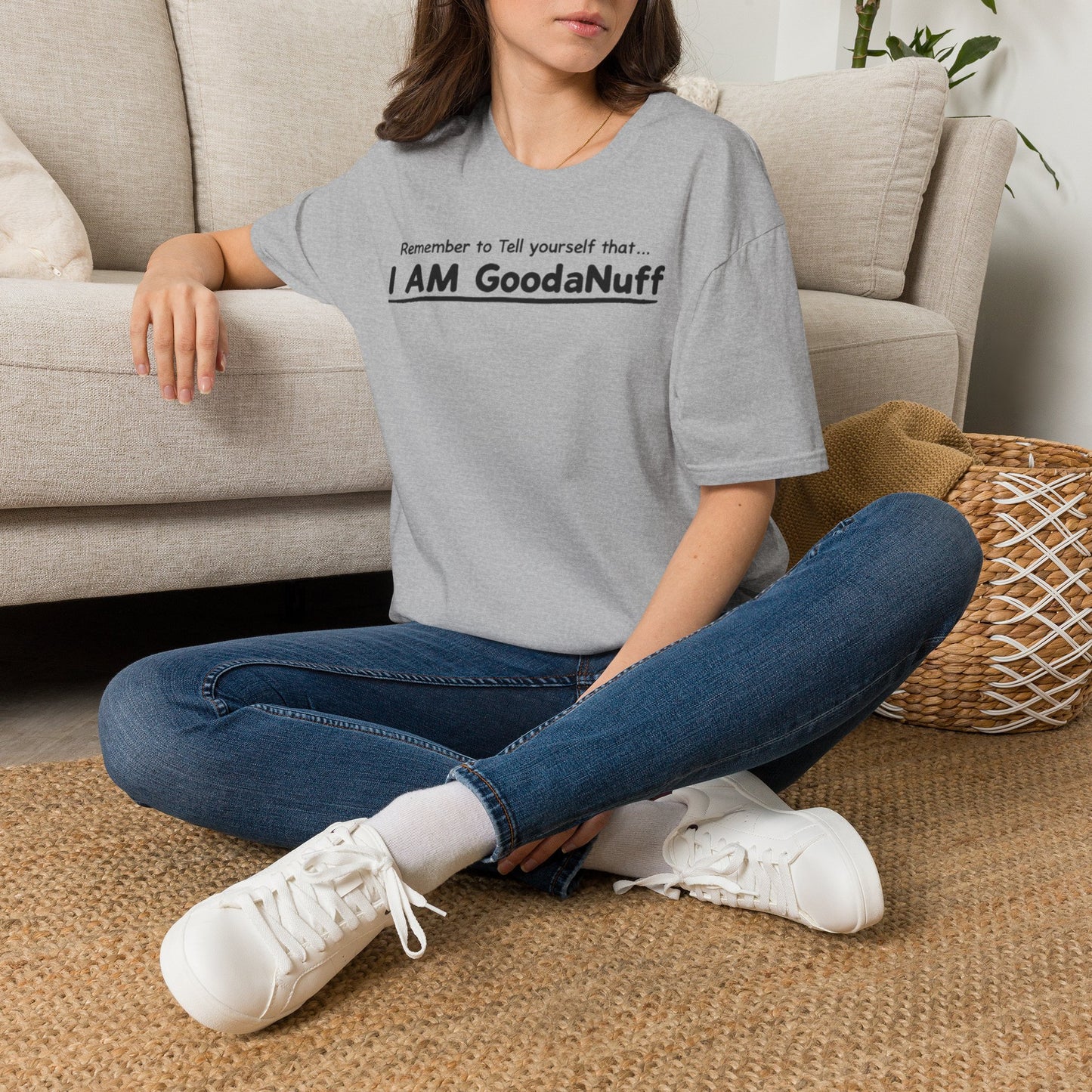 Remember to Tell yourself that...I AM GoodaNuff Unisex Softstyle T-Shirt
