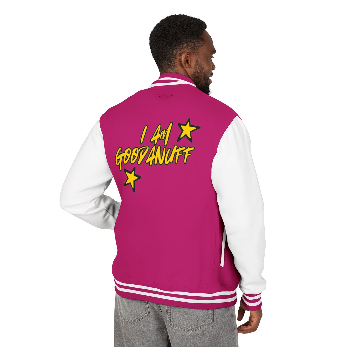 I Am GoodaNuff Unisex Letterman Jacket