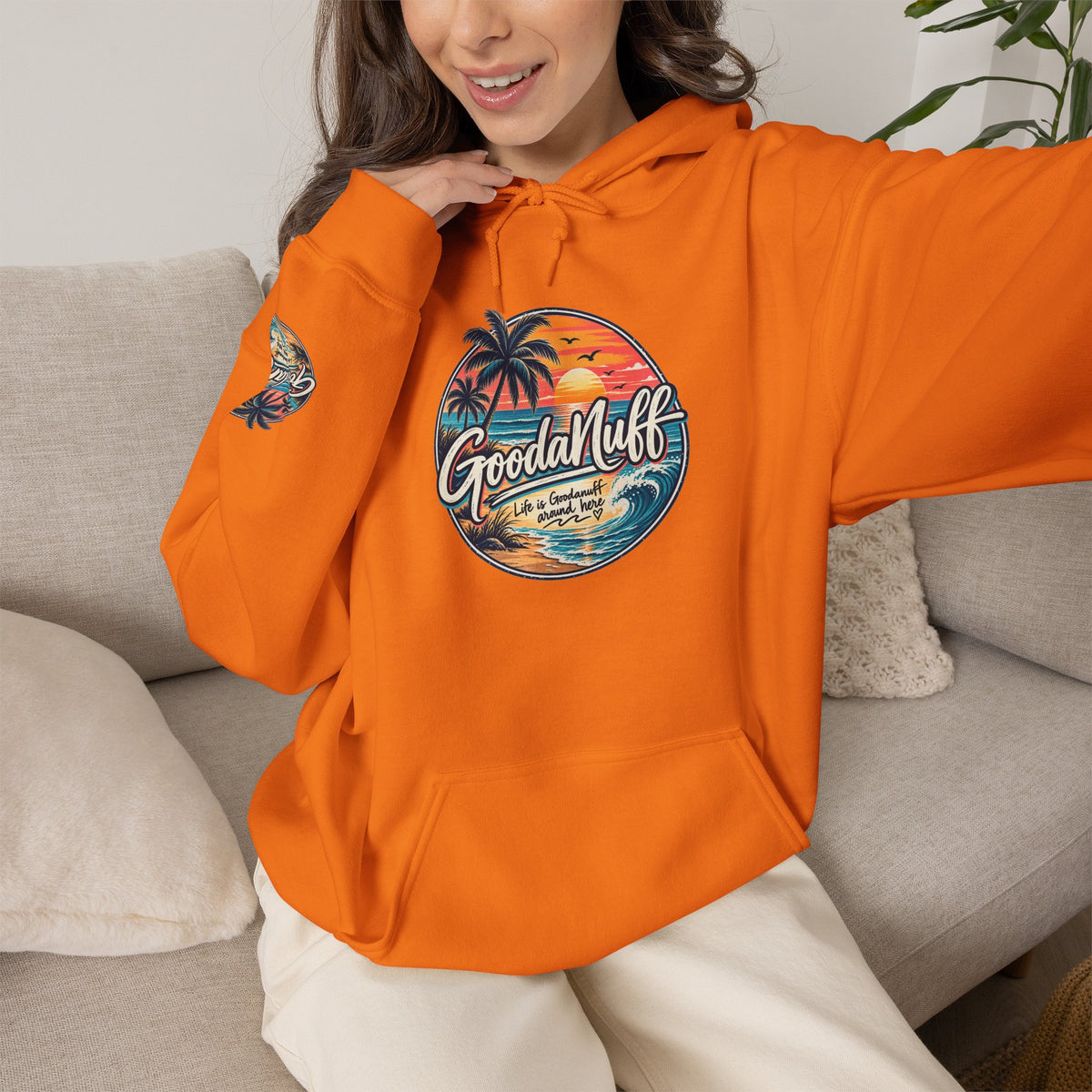 Life is GoodaNuff around here! Unisex Hoodie