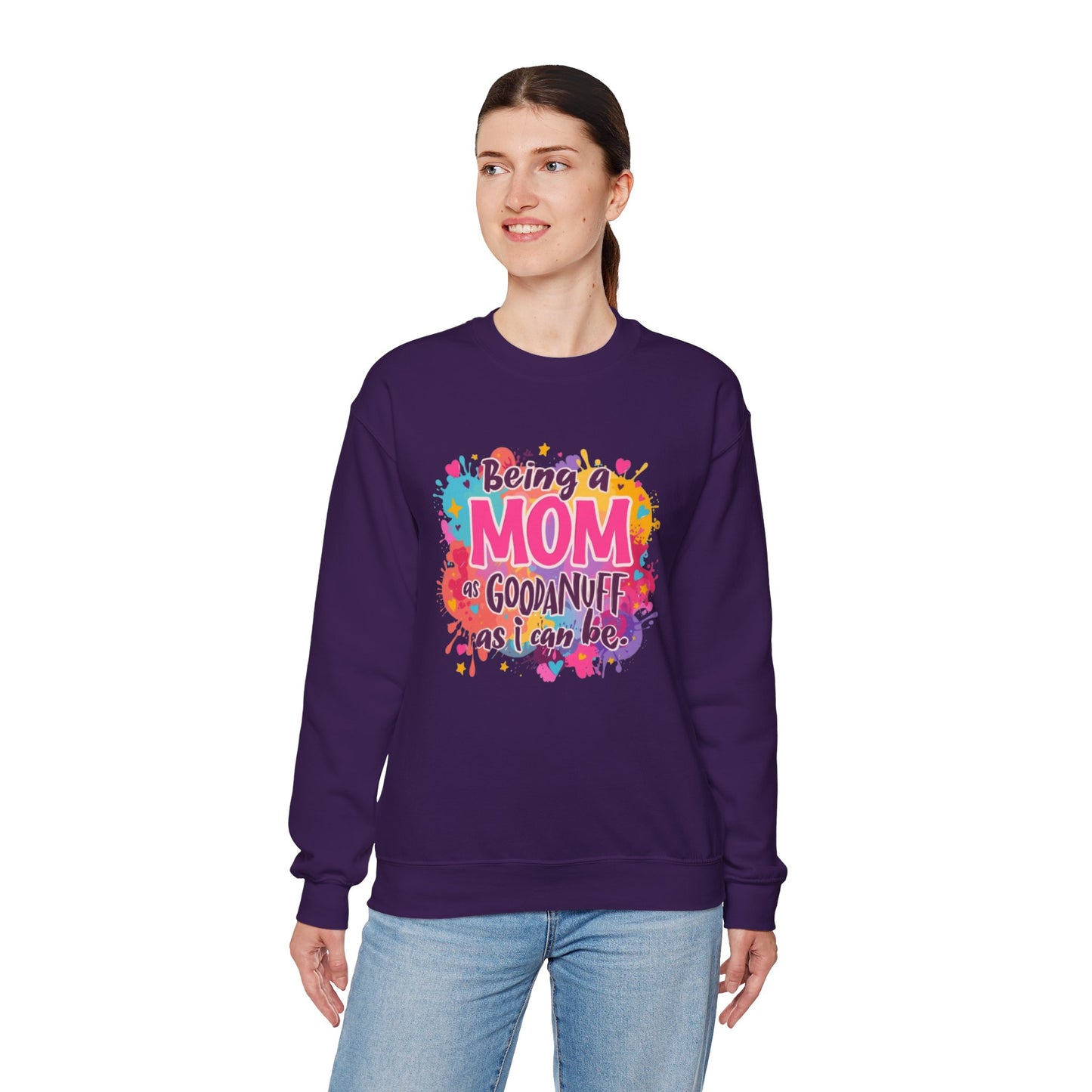 Being a Mom as GoodaNuff as I can be Unisex Softstyle T-Shirt