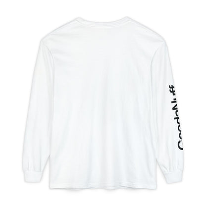 GoodaNuff Logo Long Sleeve Tee — Inspirational Apparel with Website & Social Icons