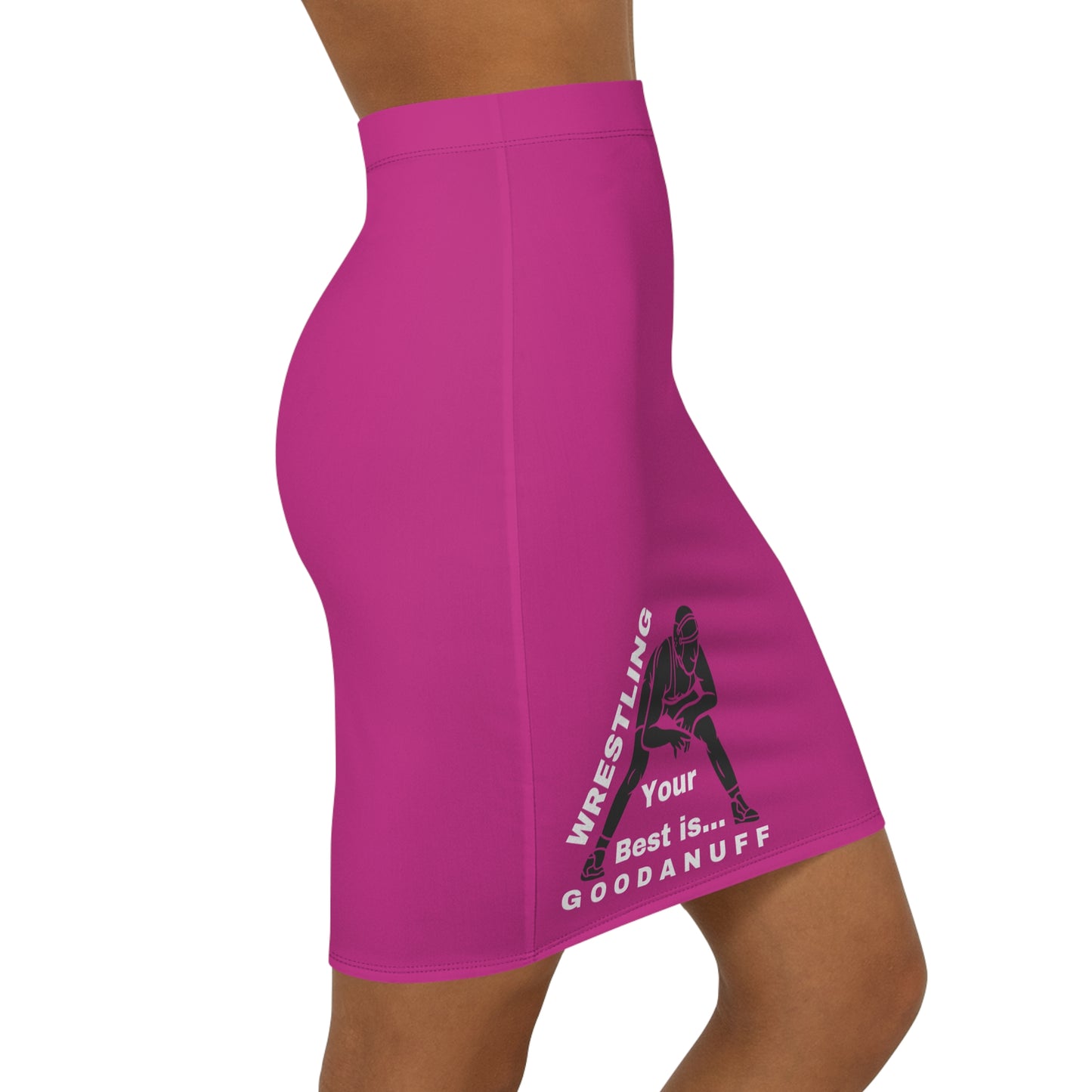 Wrestling your Best is GoodaNuff Pencil Skirt