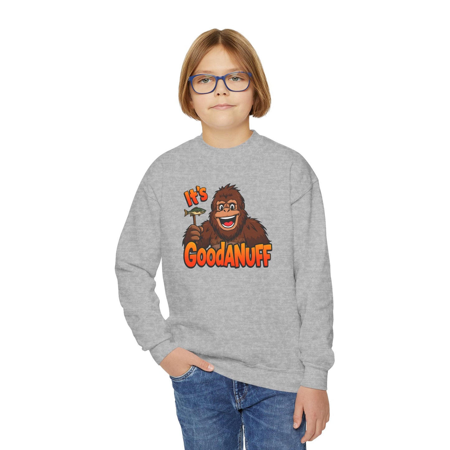 It's GoodaNuff Unisex Youth Crewneck