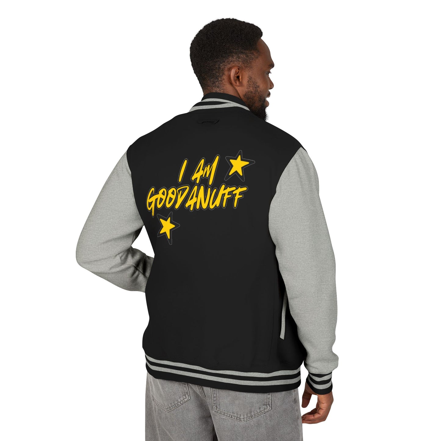 I Am GoodaNuff Unisex Letterman Jacket