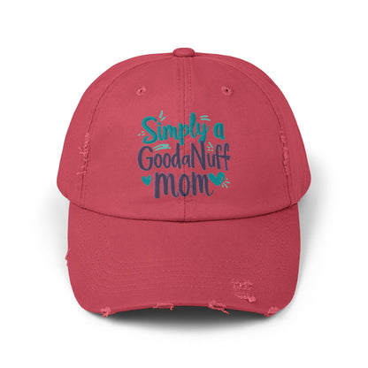 Simply a GoodaNuff Mom Distressed Baseball Cap