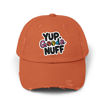 Yup. GoodaNuff Distressed Baseball Cap