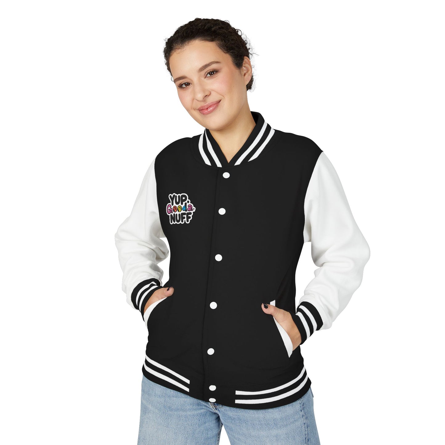 Yup. GoodaNuff Unisex Letterman Jacket