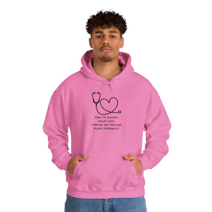 Heart of a Nurse. Saving Lives. Charting and Thriving. Always GoodaNuff Unisex Hoodie