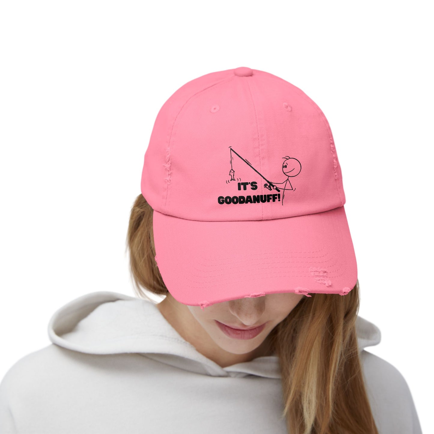 It's GoodaNuff Distressed Baseball Cap