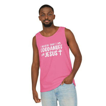 I Believe that I am GoodaNuff for Jesus Men's Lightweight Tank Top