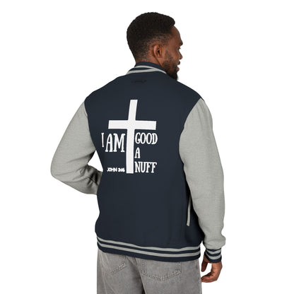 I AM GoodaNuff Unisex Letterman Jacket