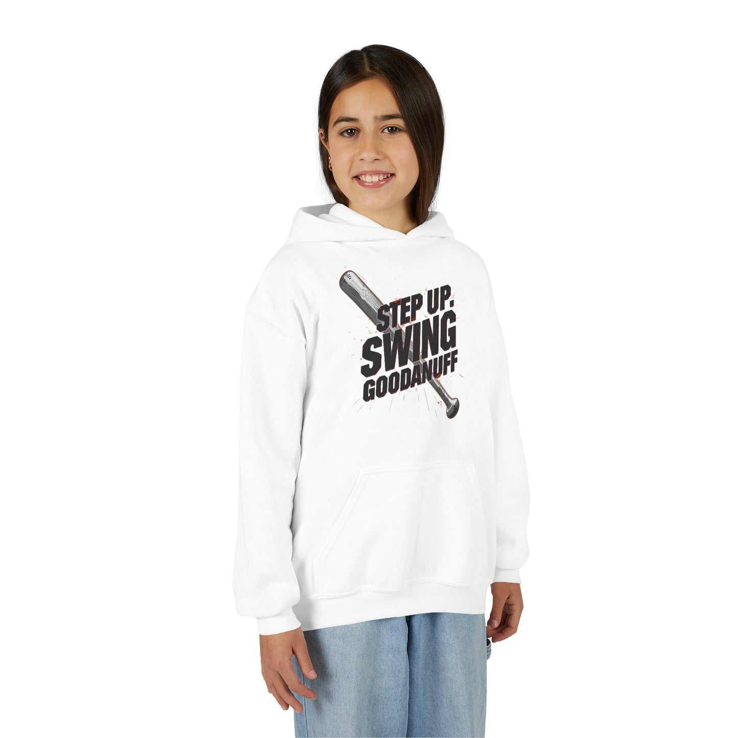 Step Up. Swing GoodaNuff Unisex Youth Hoodie