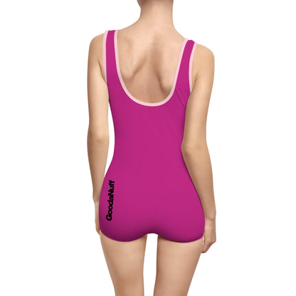 Couple Drinks Later He's GoodaNuff Vintage Style Swimsuit