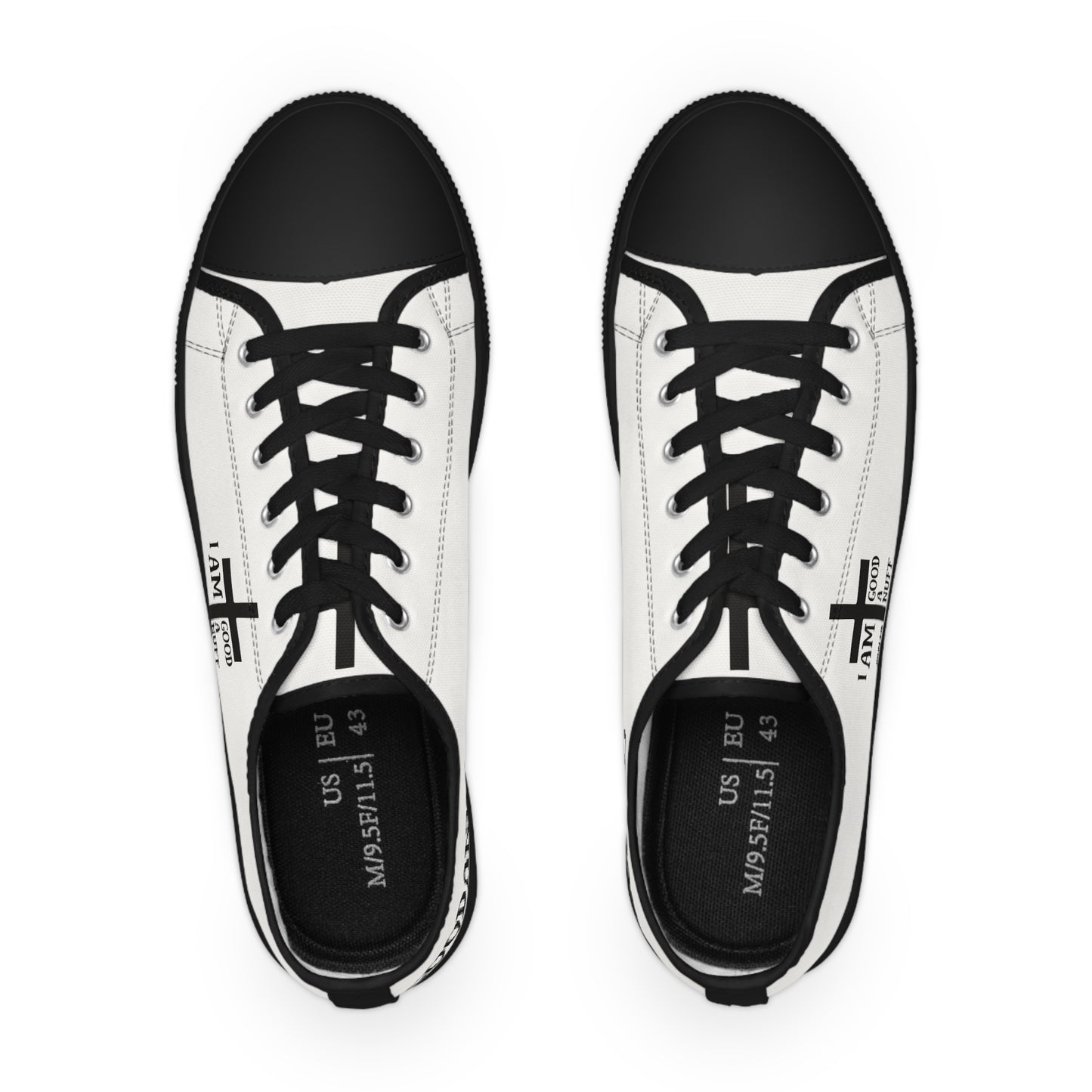 I AM GoodaNuff Mens Low Top Sneakers