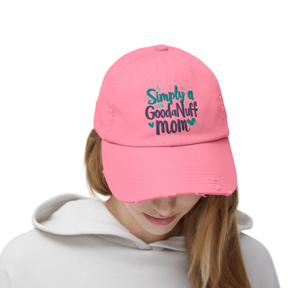Simply a GoodaNuff Mom Distressed Baseball Cap