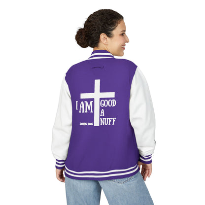 I AM GoodaNuff Unisex Letterman Jacket