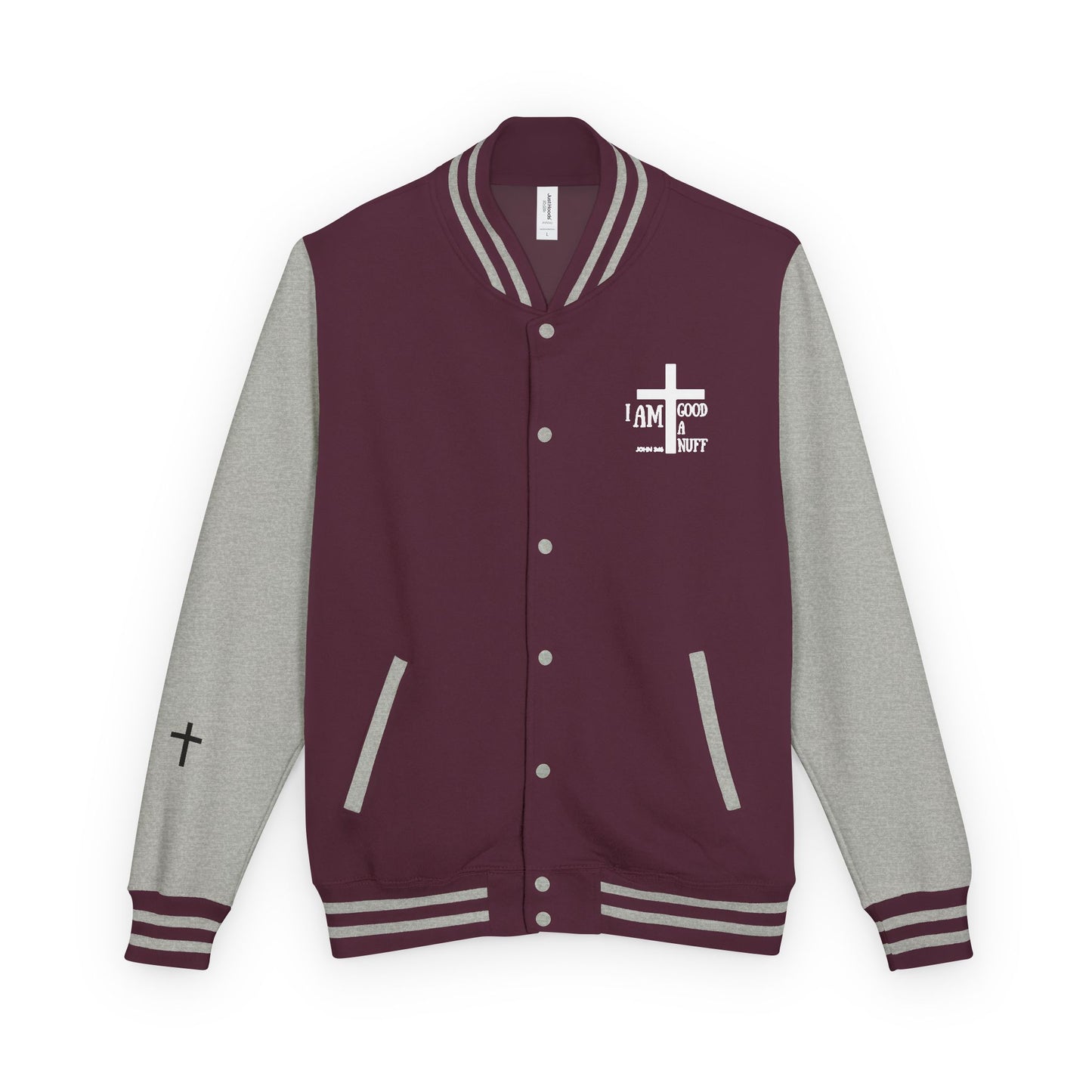 I AM GoodaNuff Unisex Letterman Jacket