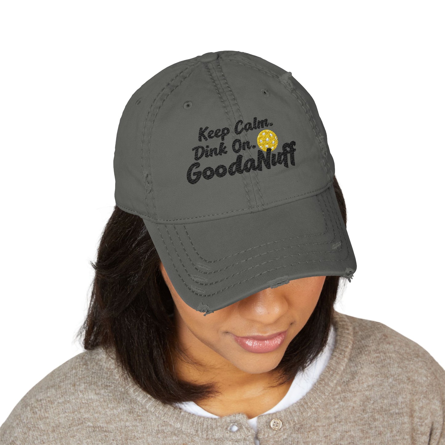 Keep Calm. Dink On. GoodaNuff Embroidery Baseball Cap