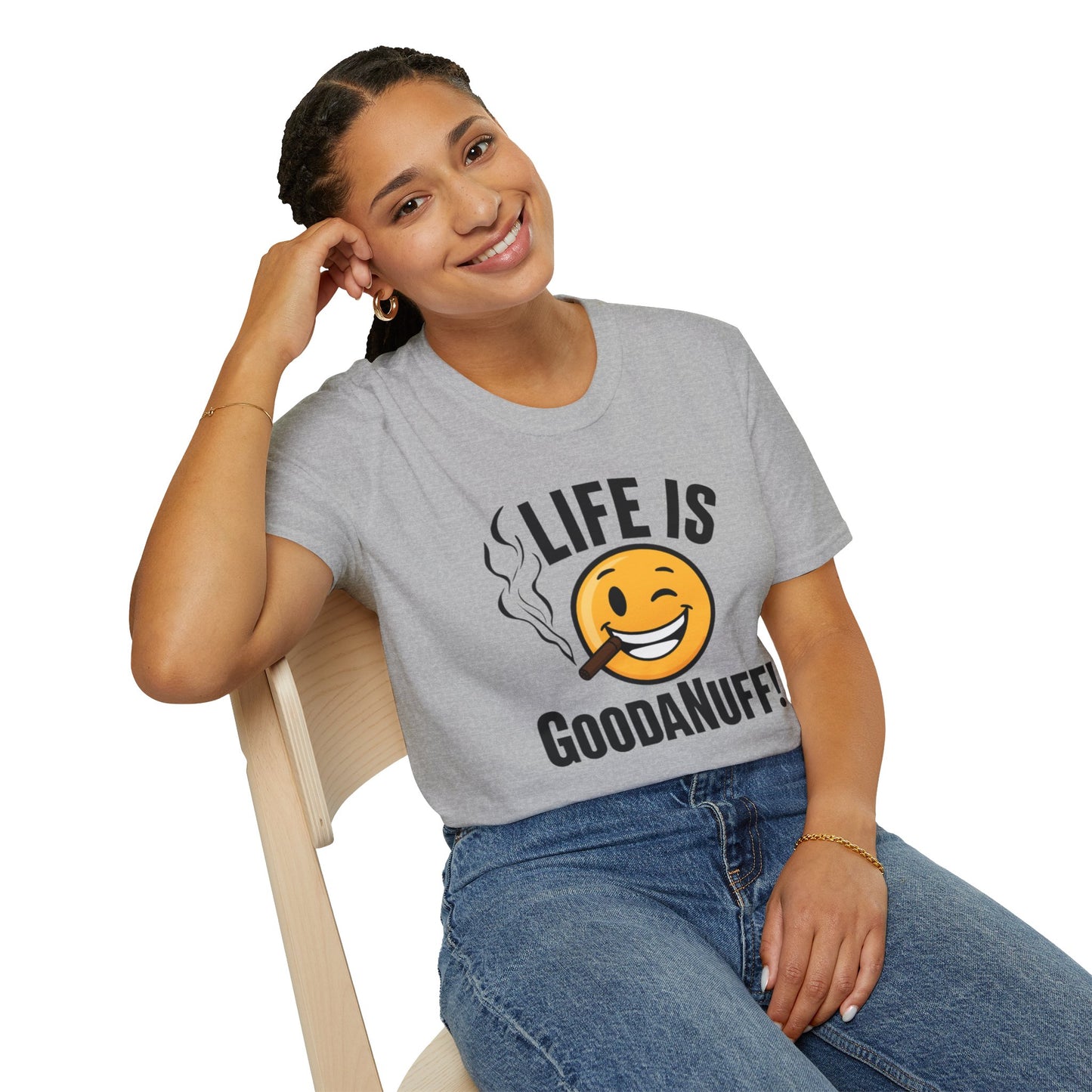 Life is GoodaNuff Unisex Softstyle T-Shirt