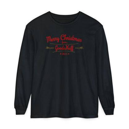 Merry Christmas from...GoodaNuff 2025 Unisex Long Sleeve Tee