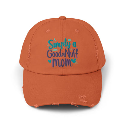Simply a GoodaNuff Mom Distressed Baseball Cap