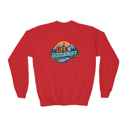Life Is GoodaNuff Unisex Youth Crewneck