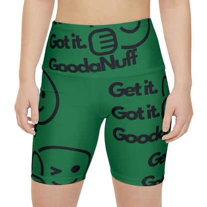 Get It. Got It. GoodaNuff High Waist Biker Shorts