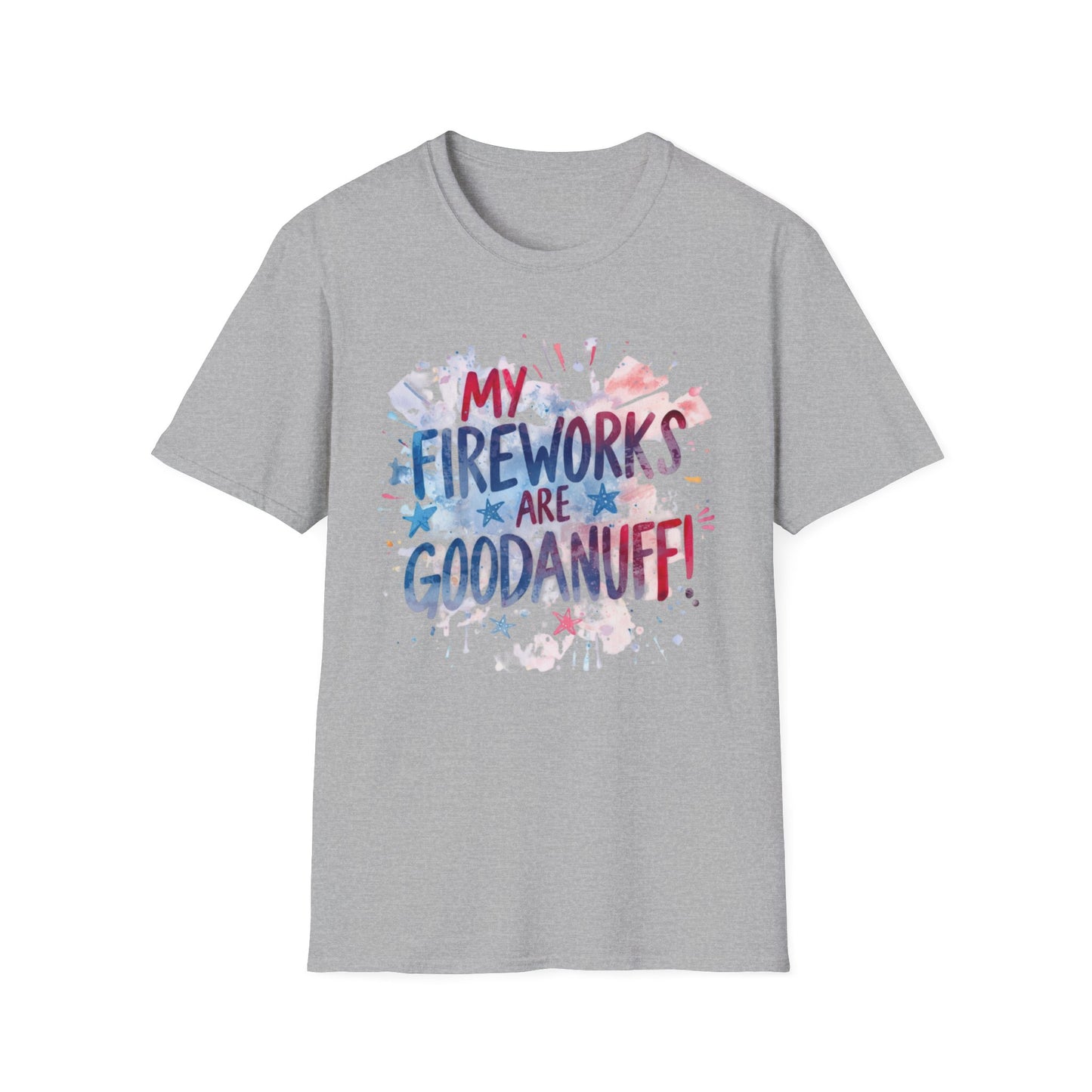 My Fireworks are GoodaNuff Unisex Softstyle T-Shirt
