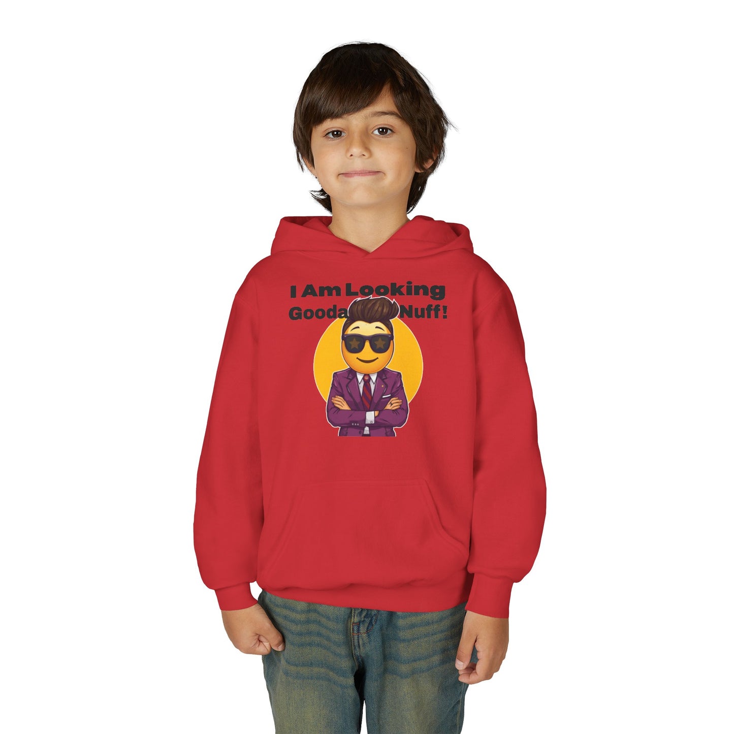 I AM Looking GoodaNuff Unisex Youth Hoodie