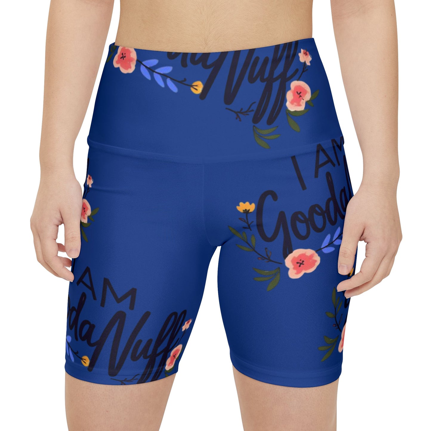 I AM GoodaNuff High Waist Biker Shorts
