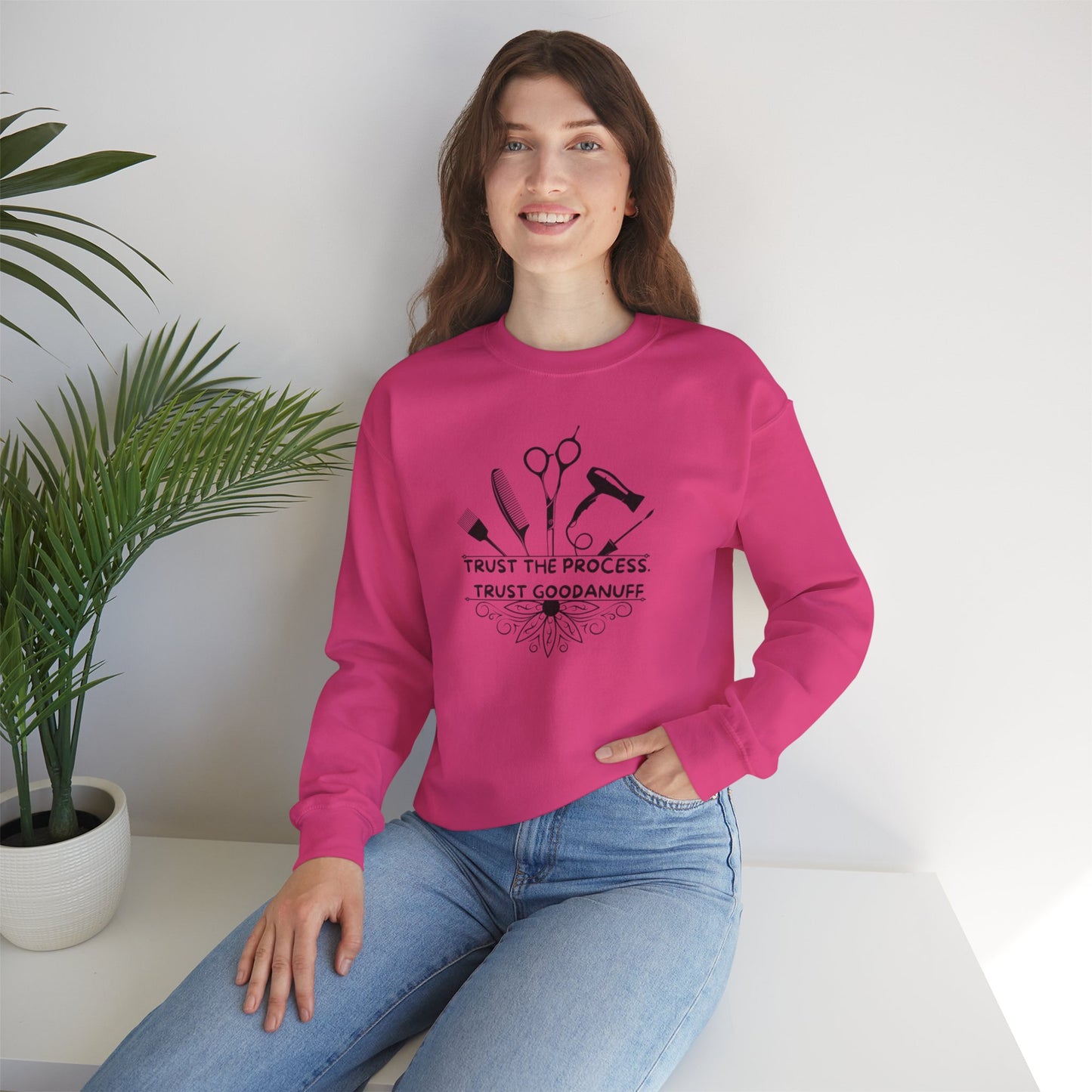 Trust the Process. Trust GoodaNuff Unisex Crewneck