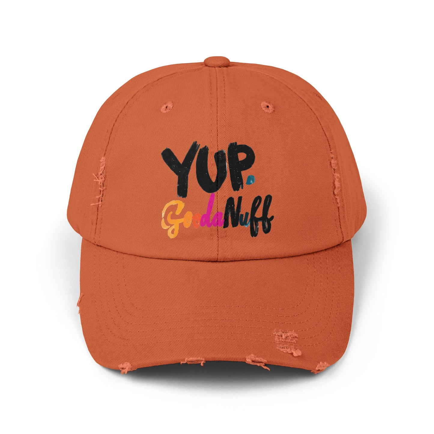 Yup. GoodaNuff Distressed Baseball Cap