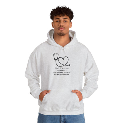 Heart of a Nurse. Saving Lives. Charting and Thriving. Always GoodaNuff Unisex Hoodie