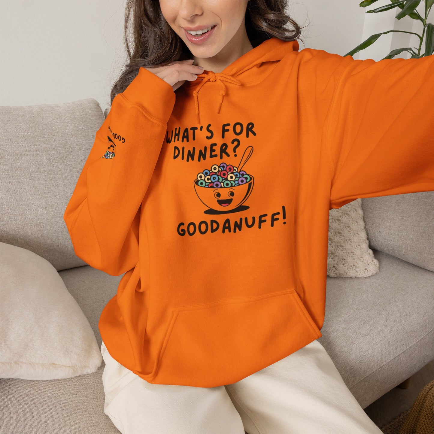 What's for Dinner? Cereal. GoodaNuff Unisex Hoodie