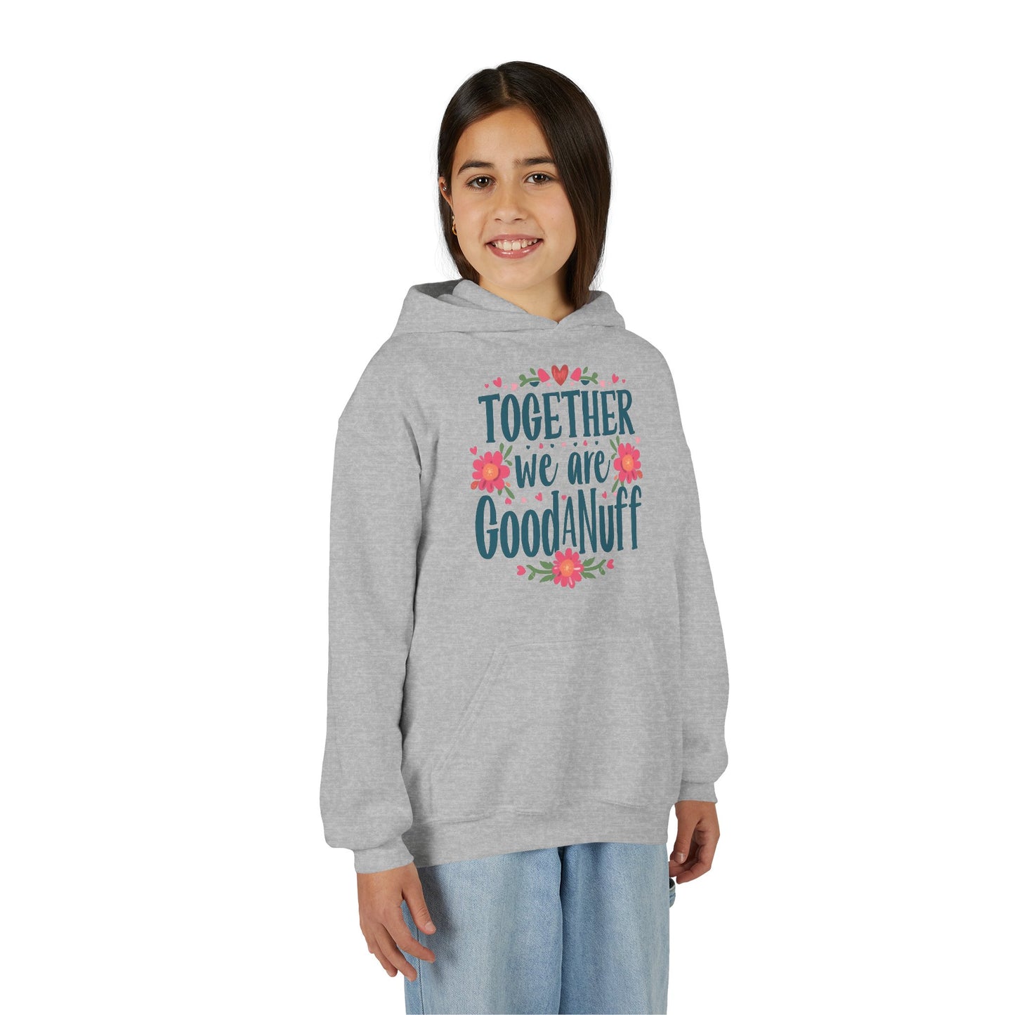 Together we are GoodaNuff Unisex Youth Hoodie