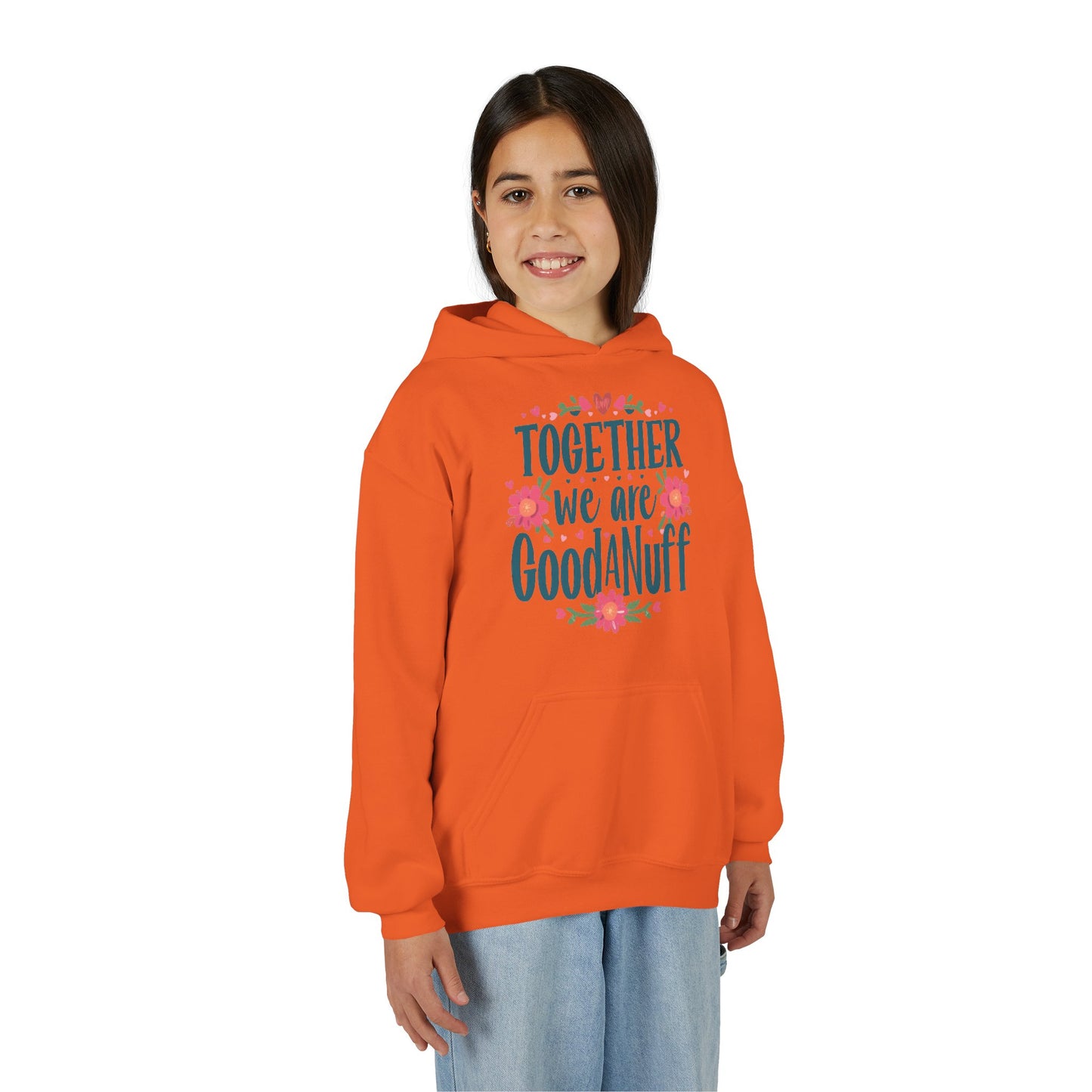 Together we are GoodaNuff Unisex Youth Hoodie