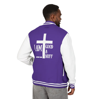 I AM GoodaNuff Unisex Letterman Jacket