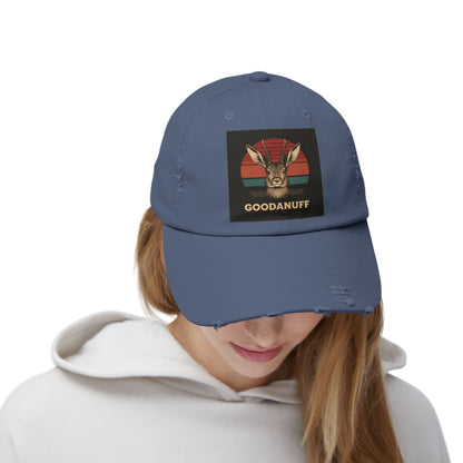 Jackalope...GoodaNuff Distressed Baseball Cap