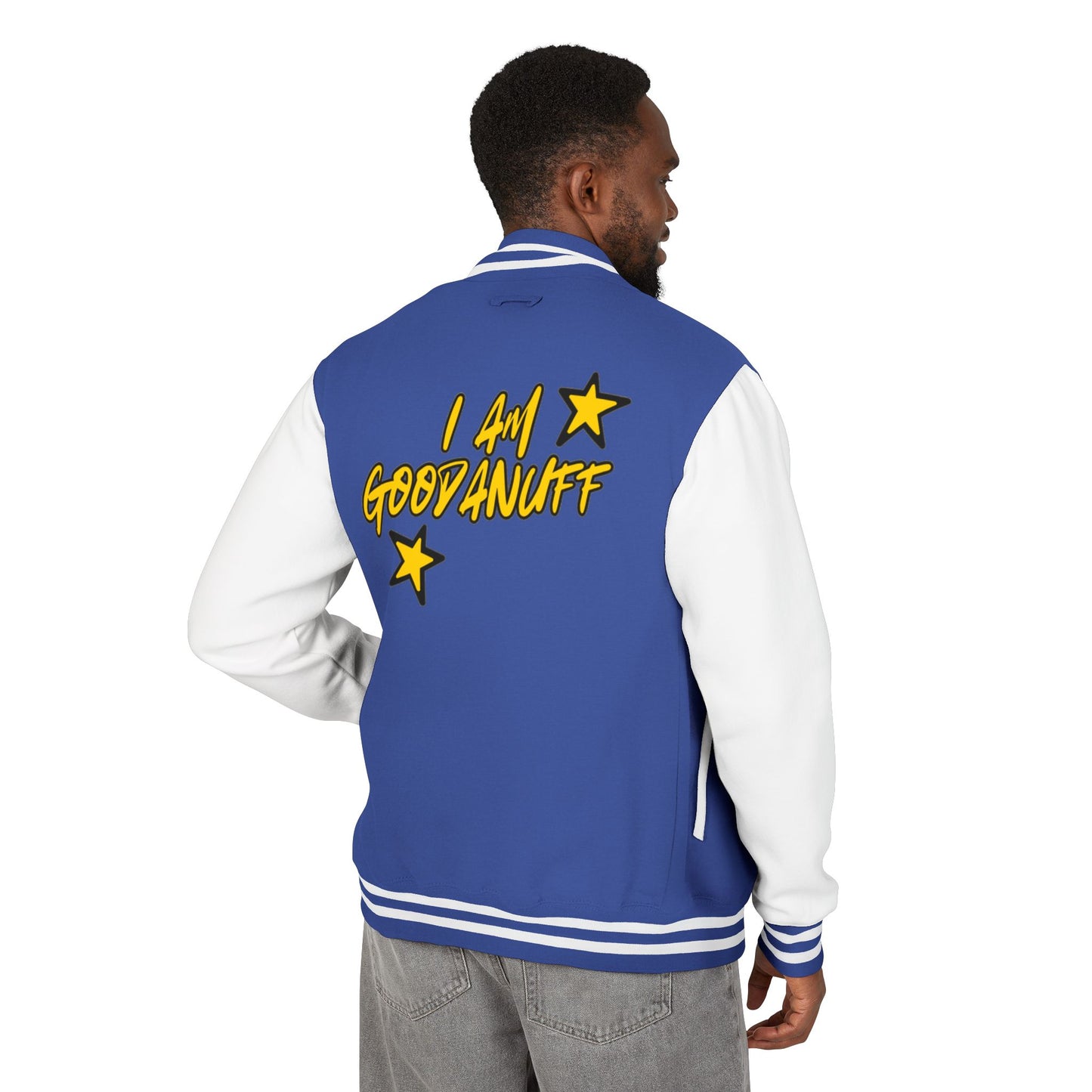 I Am GoodaNuff Unisex Letterman Jacket
